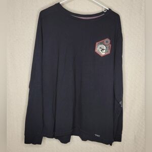 Star Wars Black Tee with Silver Emblem